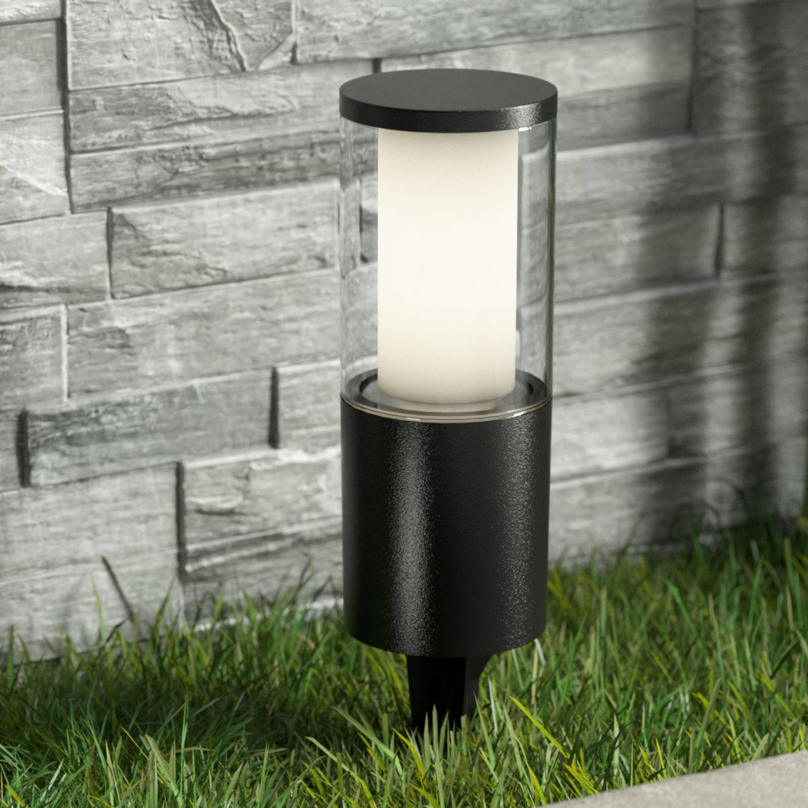 LED-Erdspießleuchte Carlo in Schwarz 25cm 3,5W CCT LED-Erdspießleuchte Carlo in Schwarz 25cm 3,5W CCT von Fumagalli