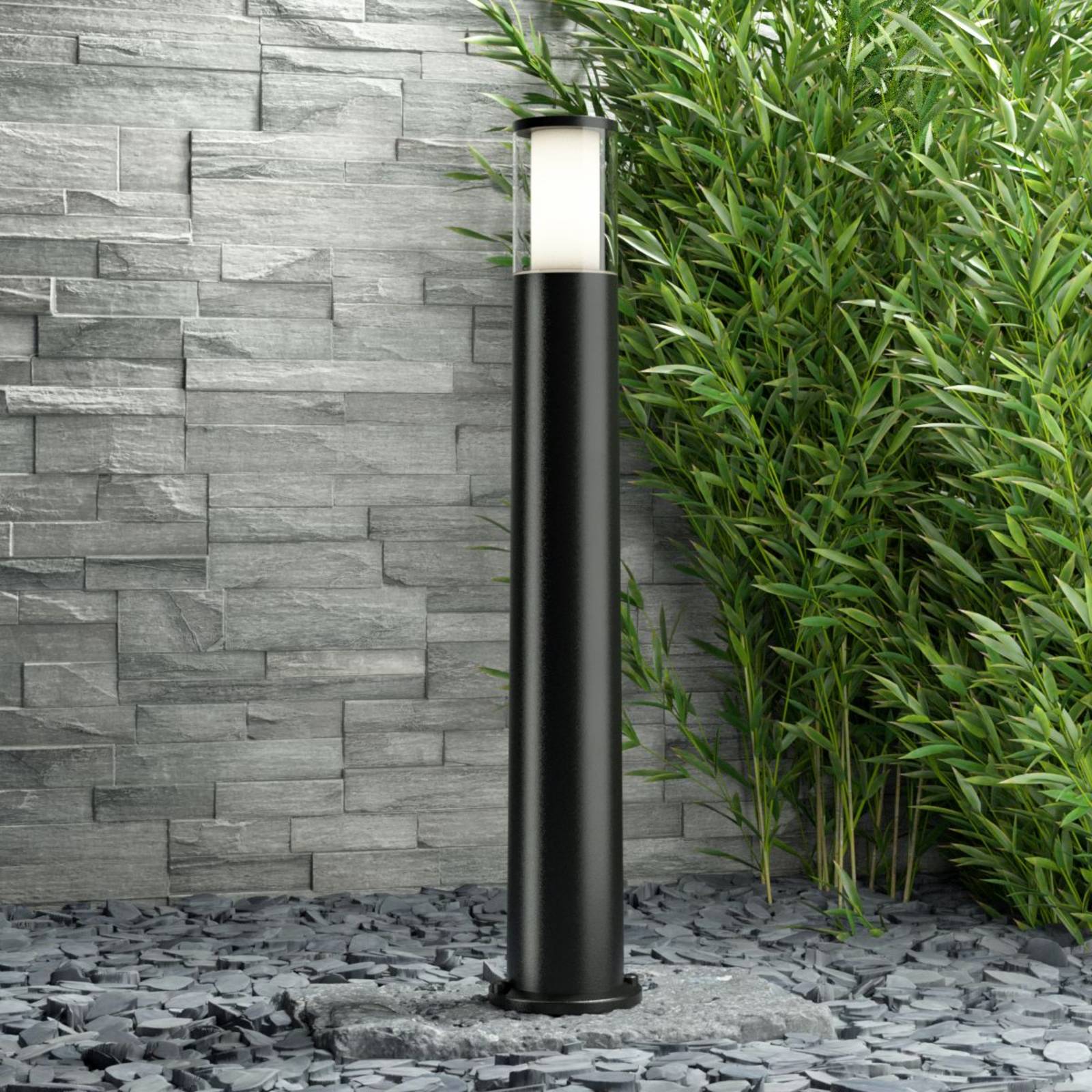 Schwarze LED-Wegeleuchte Carlo Schwarze LED-Wegeleuchte Carlo von Fumagalli