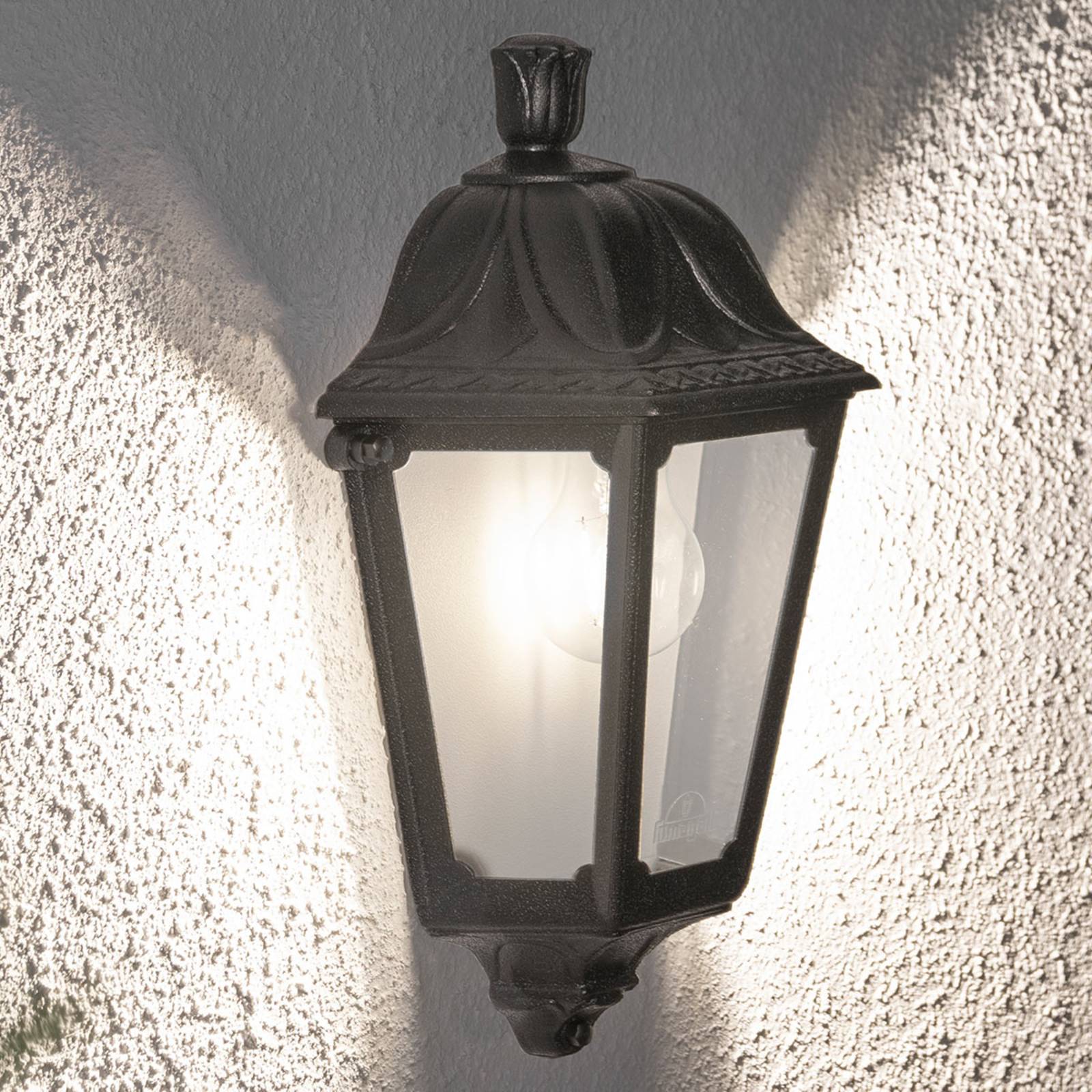 Seewasserfeste LED-Außenwandleuchte Iesse schwarz Seewasserfeste LED-Außenwandleuchte Iesse schwarz von Fumagalli