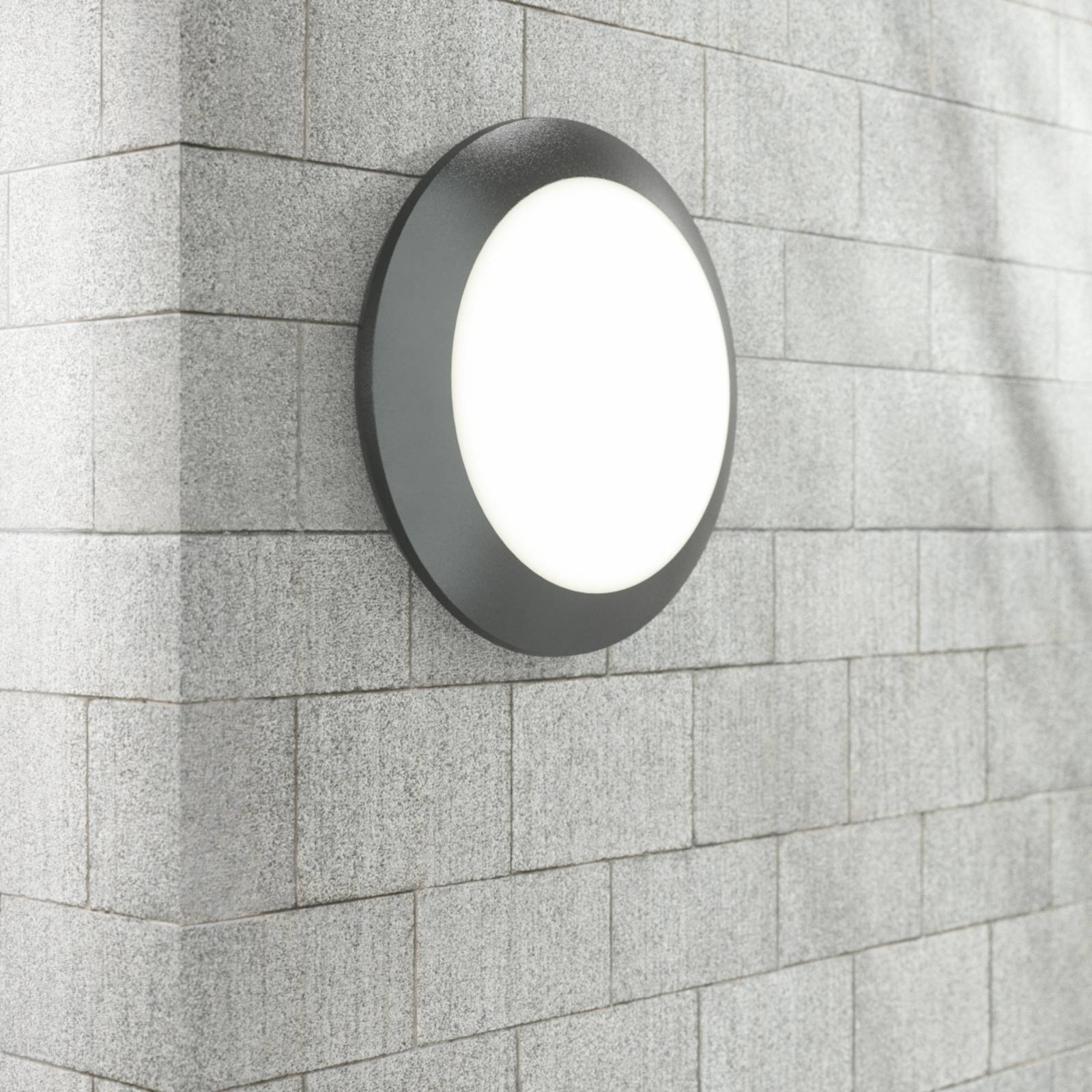 Sensor-Wandlampe Umberta 2xE27 in Schwarz Sensor-Wandlampe Umberta 2xE27 in Schwarz von Fumagalli