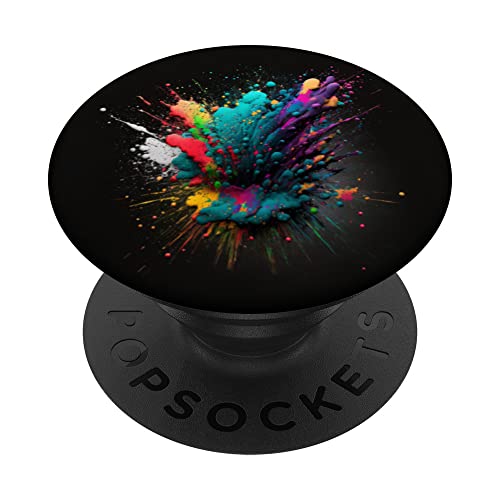 Farbexplosion, mit Muster, Fantasie, Bunt PopSockets mit austauschbarem PopGrip Farbexplosion, mit Muster, Fantasie, Bunt PopSockets mit austauschbarem PopGrip von Fun Designs
