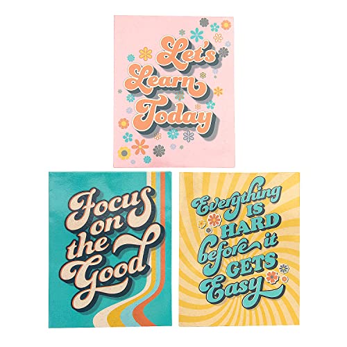 Groovy Positive Sprüche Taschenmappen - 12 Stück Groovy Positive Sprüche Taschenmappen - 12 Stück von Fun Express