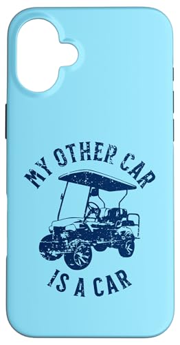 My Other Car is Car Golfwagen im Used-Look Hülle für iPhone 16 Plus My Other Car is Car Golfwagen im Used-Look Hülle für iPhone 16 Plus von Fun Golf Car Humor Designs for Golf Cart Lovers