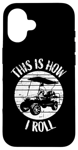 This Is How I Roll Retro Distressed Golfwagen Humor Hülle für iPhone 16 This Is How I Roll Retro Distressed Golfwagen Humor Hülle für iPhone 16 von Fun Golf Car Humor Designs for Golf Cart Lovers