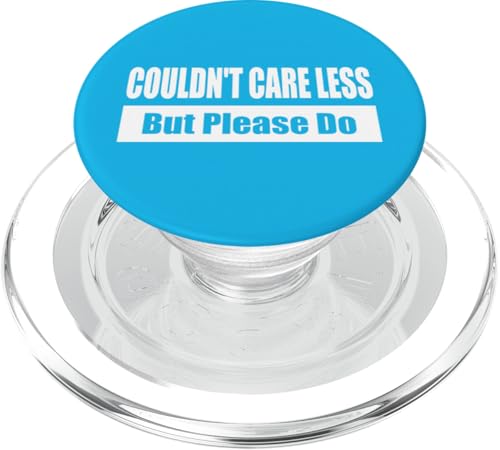 COULDN'T CARE LESS / Ist mir egal – aber bitte nicht PopSockets PopGrip für MagSafe COULDN'T CARE LESS / Ist mir egal – aber bitte nicht PopSockets PopGrip für MagSafe von Fun Punch