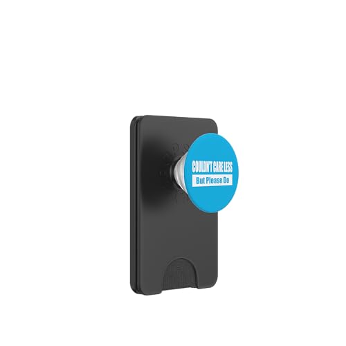 COULDN'T CARE LESS / Ist mir egal – aber bitte nicht PopSockets PopWallet für MagSafe COULDN'T CARE LESS / Ist mir egal – aber bitte nicht PopSockets PopWallet für MagSafe von Fun Punch
