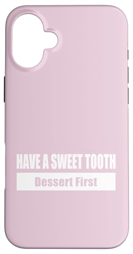 HAVE A SWEET TOOTH / Naschkatze – Erst das Dessert Hülle für iPhone 16 Plus HAVE A SWEET TOOTH / Naschkatze – Erst das Dessert Hülle für iPhone 16 Plus von Fun Punch