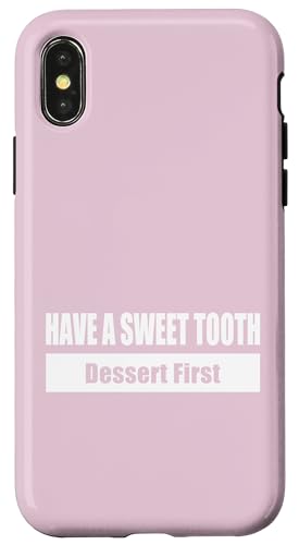 HAVE A SWEET TOOTH / Naschkatze – Erst das Dessert Hülle für iPhone X/XS HAVE A SWEET TOOTH / Naschkatze – Erst das Dessert Hülle für iPhone X/XS von Fun Punch