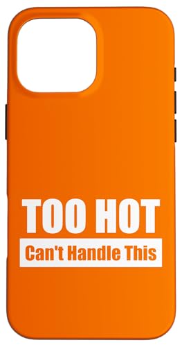 TOO HOT Can't Handle This / Viel zu heiß – Kaum auszuhalten Hülle für iPhone 16 Pro Max TOO HOT Can't Handle This / Viel zu heiß – Kaum auszuhalten Hülle für iPhone 16 Pro Max von Fun Punch