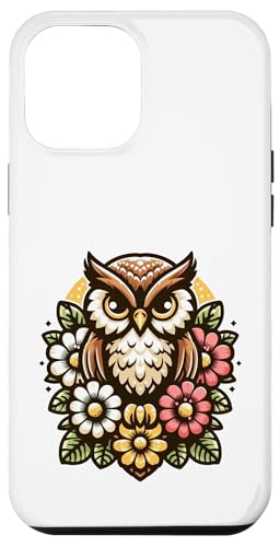 Eule Vogel Gartenblumen niedlich Hülle für iPhone 12 Pro Max von Fun Sale Store