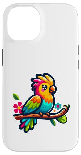 Sittich Gardening Cute Hülle für iPhone 14 von Fun Sale Store
