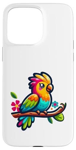 Sittich Gardening Cute Hülle für iPhone 15 Pro Max von Fun Sale Store