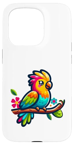 Sittich Gardening Cute Hülle für iPhone 15 Pro von Fun Sale Store