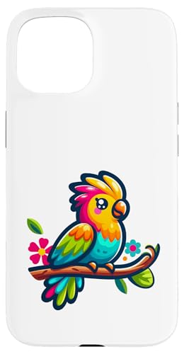 Sittich Gardening Cute Hülle für iPhone 15 von Fun Sale Store