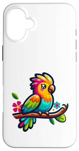Sittich Gardening Cute Hülle für iPhone 16 Plus von Fun Sale Store