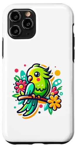 Sittich Vogel Gartenarbeit niedlich Hülle für iPhone 11 Pro von Fun Sale Store