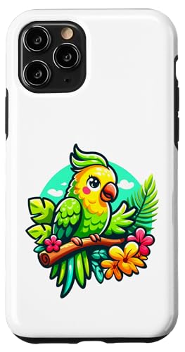 Sittich Vogel Gartenarbeit niedlich Hülle für iPhone 11 Pro von Fun Sale Store