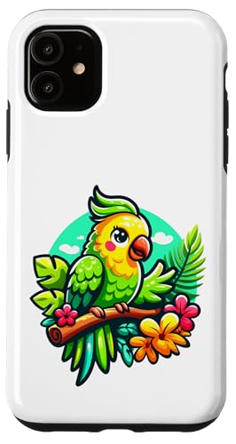 Sittich Vogel Gartenarbeit niedlich Hülle für iPhone 11 von Fun Sale Store