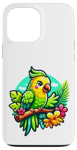 Sittich Vogel Gartenarbeit niedlich Hülle für iPhone 13 Pro Max von Fun Sale Store