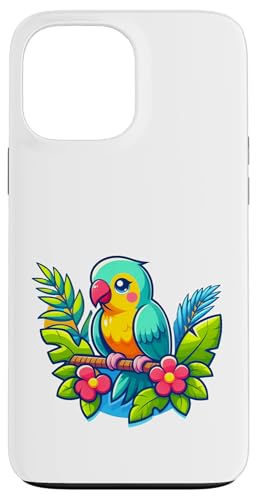 Sittich Vogel Gartenarbeit niedlich Hülle für iPhone 13 Pro Max von Fun Sale Store