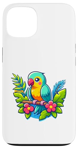 Sittich Vogel Gartenarbeit niedlich Hülle für iPhone 13 von Fun Sale Store