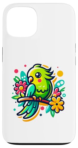 Sittich Vogel Gartenarbeit niedlich Hülle für iPhone 13 von Fun Sale Store