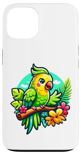 Sittich Vogel Gartenarbeit niedlich Hülle für iPhone 13 von Fun Sale Store