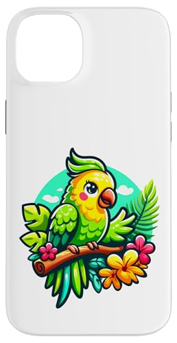 Sittich Vogel Gartenarbeit niedlich Hülle für iPhone 14 Plus von Fun Sale Store