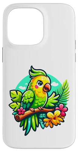 Sittich Vogel Gartenarbeit niedlich Hülle für iPhone 14 Pro Max von Fun Sale Store