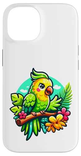 Sittich Vogel Gartenarbeit niedlich Hülle für iPhone 14 von Fun Sale Store