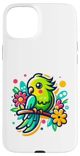 Sittich Vogel Gartenarbeit niedlich Hülle für iPhone 15 Plus von Fun Sale Store