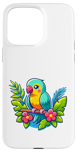 Sittich Vogel Gartenarbeit niedlich Hülle für iPhone 15 Pro Max von Fun Sale Store