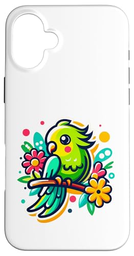 Sittich Vogel Gartenarbeit niedlich Hülle für iPhone 16 Plus von Fun Sale Store