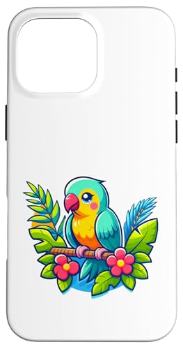 Sittich Vogel Gartenarbeit niedlich Hülle für iPhone 16 Pro Max von Fun Sale Store