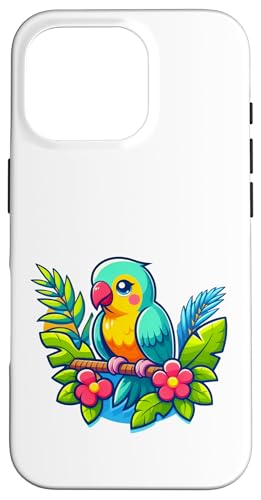 Sittich Vogel Gartenarbeit niedlich Hülle für iPhone 16 Pro von Fun Sale Store