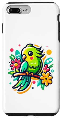 Sittich Vogel Gartenarbeit niedlich Hülle für iPhone 7 Plus/8 Plus von Fun Sale Store