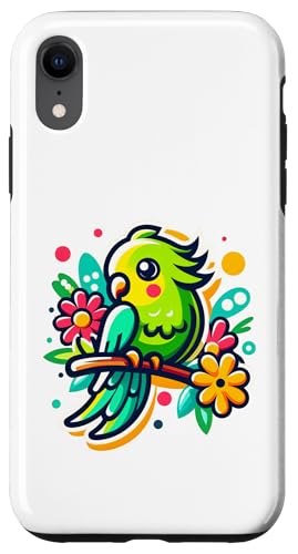 Sittich Vogel Gartenarbeit niedlich Hülle für iPhone XR von Fun Sale Store