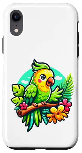 Sittich Vogel Gartenarbeit niedlich Hülle für iPhone XR von Fun Sale Store