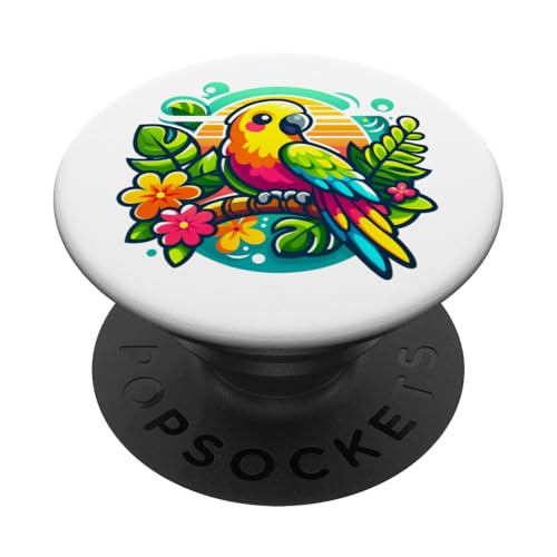 Sittich Vogel Gartenarbeit niedlich PopSockets Klebender PopGrip Sittich Vogel Gartenarbeit niedlich PopSockets Klebender PopGrip von Fun Sale Store