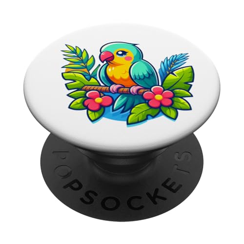 Sittich Vogel Gartenarbeit niedlich PopSockets Klebender PopGrip Sittich Vogel Gartenarbeit niedlich PopSockets Klebender PopGrip von Fun Sale Store