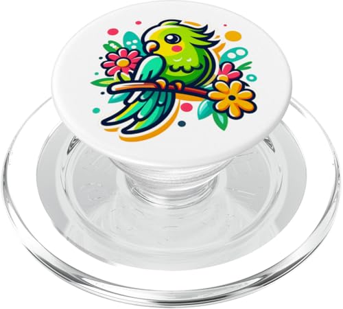 Sittich Vogel Gartenarbeit niedlich PopSockets PopGrip für MagSafe Sittich Vogel Gartenarbeit niedlich PopSockets PopGrip für MagSafe von Fun Sale Store
