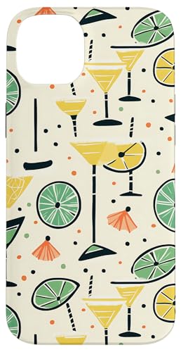 Cocktail-Muster-Design, Sommer-Getränke-Clipart, Party-Design Hülle für iPhone 14 Plus von Fun Summer Beach Designs