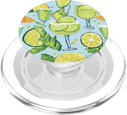 Margarita-Design, Sommer-Cocktail-Druck, Strandbar-Dekoration PopSockets PopGrip für MagSafe Margarita-Design, Sommer-Cocktail-Druck, Strandbar-Dekoration PopSockets PopGrip für MagSafe von Fun Summer Beach Designs