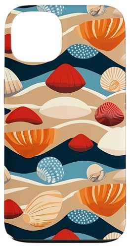 Muschel-Design, Strandmuster, Ozeanwellenkunst, Küste Hülle für iPhone 13 Muschel-Design, Strandmuster, Ozeanwellenkunst, Küste Hülle für iPhone 13 von Fun Summer Beach Designs