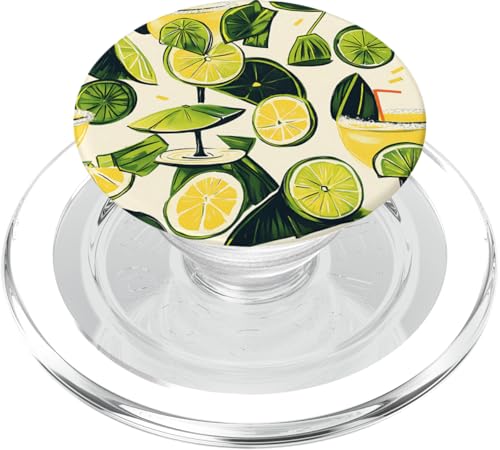 Sommer-Cocktail-Design, Margarita-Illustration, Zitrus-Design PopSockets PopGrip für MagSafe Sommer-Cocktail-Design, Margarita-Illustration, Zitrus-Design PopSockets PopGrip für MagSafe von Fun Summer Beach Designs