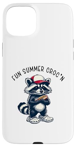 Sommer Lustiges Waschbär Tee Hotdog Cartoon Cute Animal Trend Hülle für iPhone 15 Plus Sommer Lustiges Waschbär Tee Hotdog Cartoon Cute Animal Trend Hülle für iPhone 15 Plus von Fun Summer Beach Designs