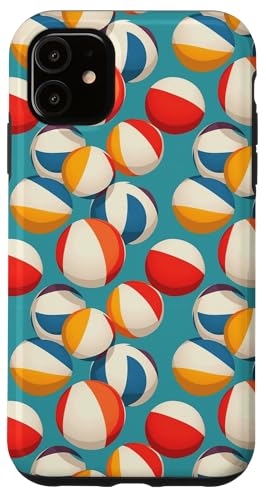 Strandball-Design, nahtloses Muster, Sommerspaß, bunt Hülle für iPhone 11 Strandball-Design, nahtloses Muster, Sommerspaß, bunt Hülle für iPhone 11 von Fun Summer Beach Designs