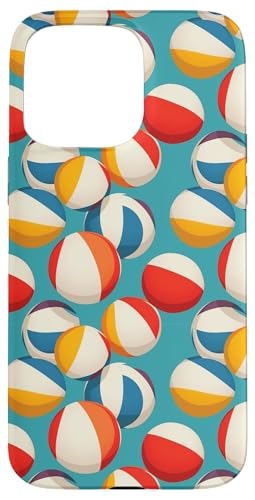 Strandball-Design, nahtloses Muster, Sommerspaß, bunt Hülle für iPhone 15 Pro Max Strandball-Design, nahtloses Muster, Sommerspaß, bunt Hülle für iPhone 15 Pro Max von Fun Summer Beach Designs