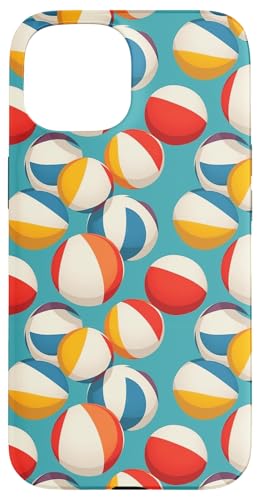 Strandball-Design, nahtloses Muster, Sommerspaß, bunt Hülle für iPhone 15 Strandball-Design, nahtloses Muster, Sommerspaß, bunt Hülle für iPhone 15 von Fun Summer Beach Designs