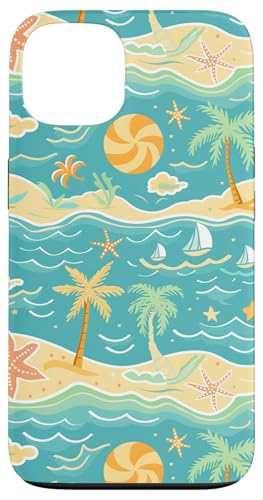 Strandmuster-Design, Küsten-Themenkunst, Sommerurlaub Hülle für iPhone 13 Strandmuster-Design, Küsten-Themenkunst, Sommerurlaub Hülle für iPhone 13 von Fun Summer Beach Designs